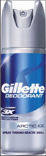 Déodorants Gillette sticks et spray