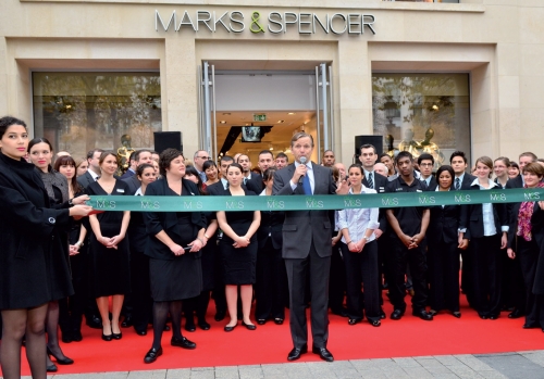 Mark & Spencer fête son retour à Paris
