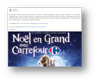 Carrefour : retour du Noël en grand