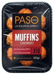 Muffin chorizo pour tapas