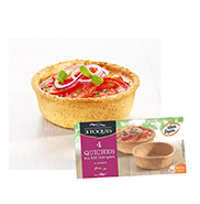 Quiches au blé complet Quiches au blé complet