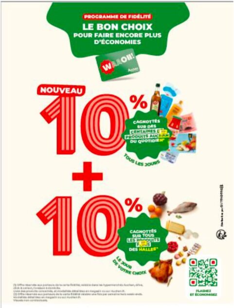 Auchan relance son programme de fidélité