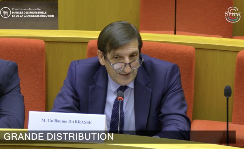 Marges : Guillaume Darrasse, DG d’Auchan Retail, pointe les écarts de conditions commerciales entre concurrents devant le Sénat