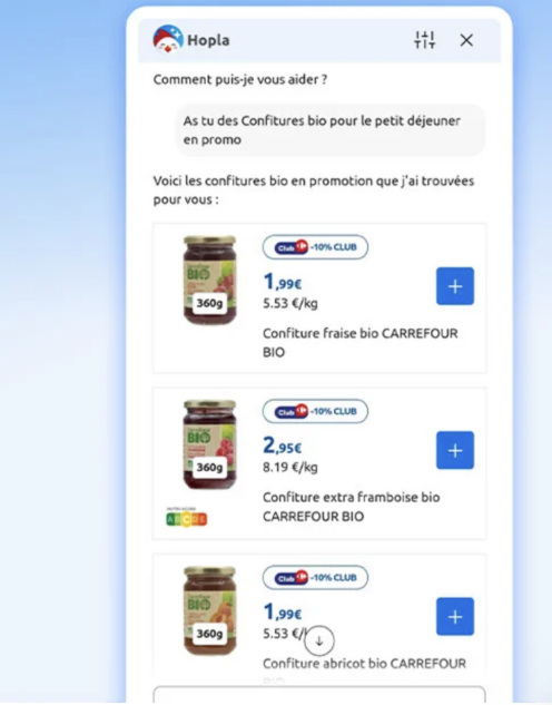 Carrefour encourage le mieux manger grâce à l’IA