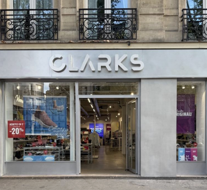 Clarks ouvre un deuxième magasin à Paris