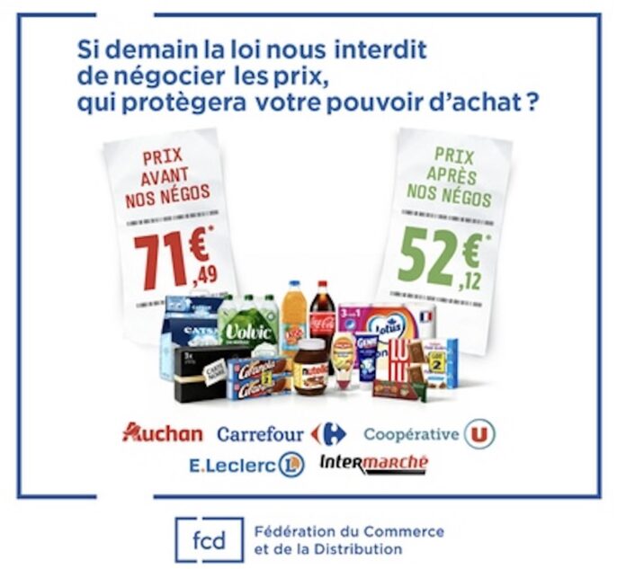 Communication : cinq enseignes défendent les négociations commerciales