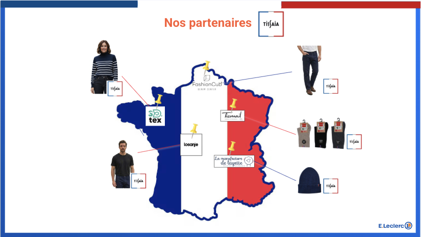 E.Leclerc lance une collection de prêt-à-porter fabriquée en France avec Tissaia
