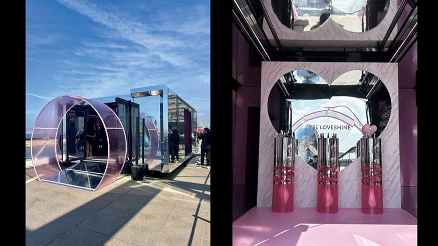 Collaboration entre Yves Saint Laurent et Les Terrasses du Port