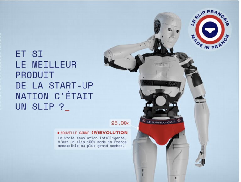 Le Slip Français s’offre un robot culotté
