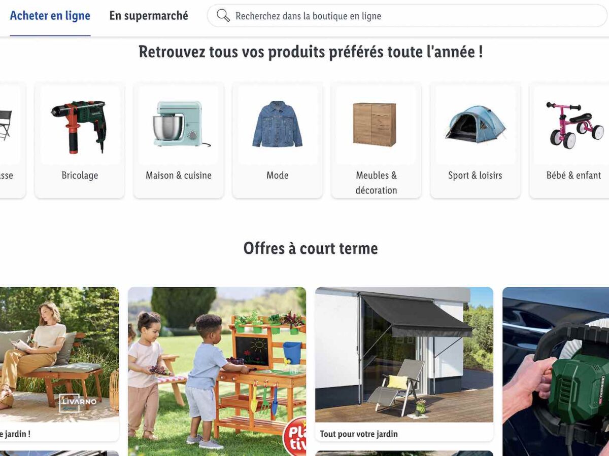 Lidl se lance sur l'e-commerce non alimentaire en France - Points de Vente