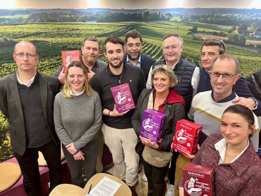 E.leclerc et Grand Chais de France lancent la gamme “Soutenons nos vignerons”