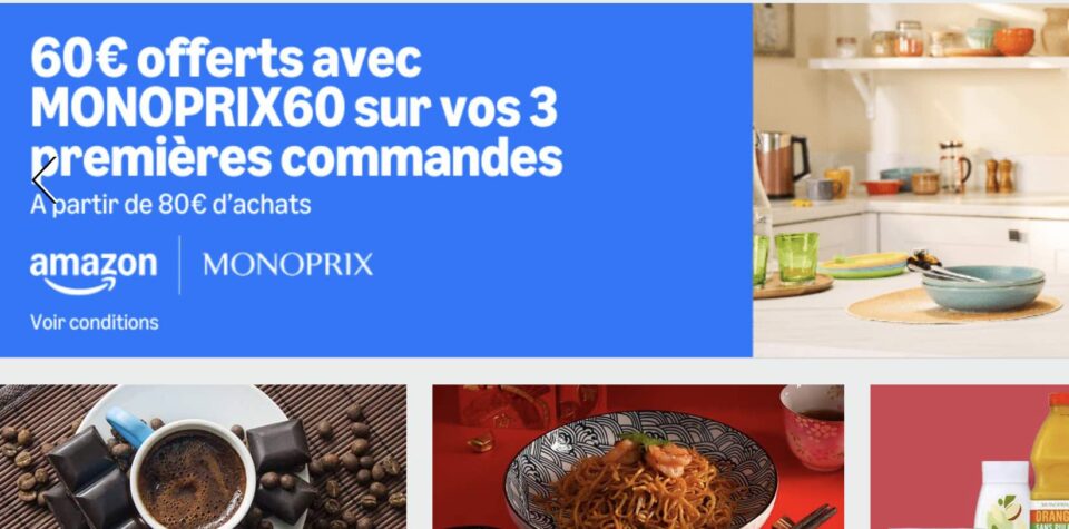 Monoprix et Amazon : partenariat étendu à 22 nouvelles villes françaises