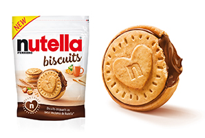 Du Nutella dans un biscuit