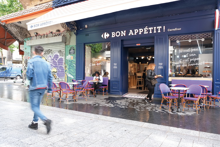 Carrefour : Premier restaurant test “Bon Appétit”