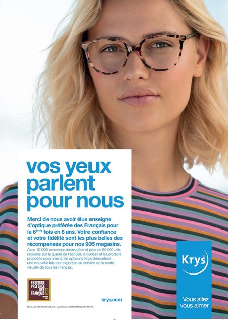 Krys : Enseigne préférée des Français