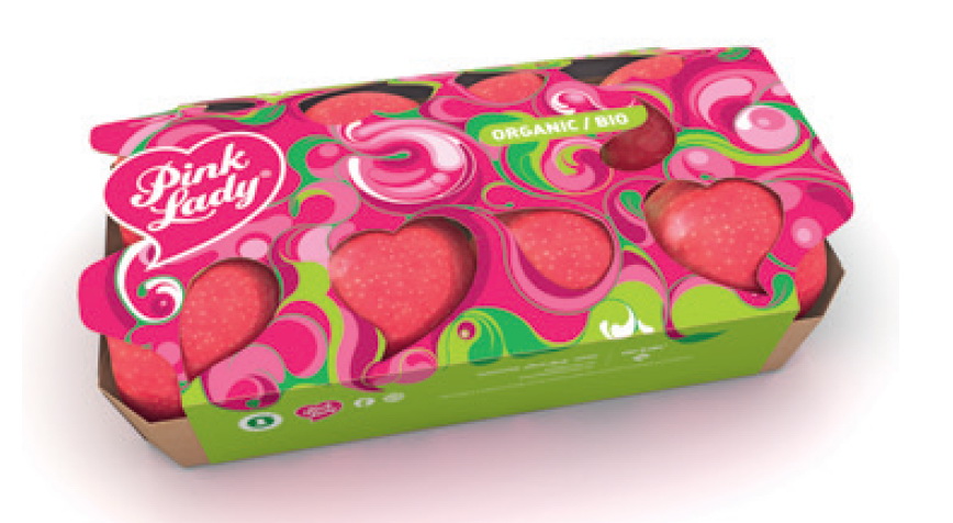 Pink Lady : Packagings éco-conçus