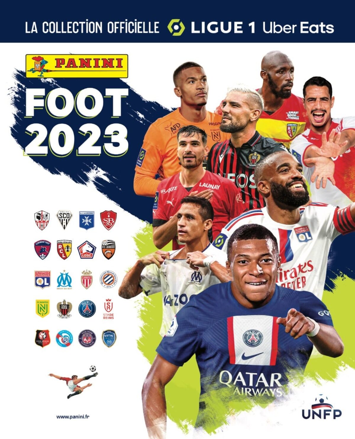 40 Stickers Equipe de France de Football Panini