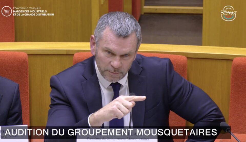 Marges : les principales déclarations de Thierry Cotillard, président du Groupement Mousquetaires, au Sénat