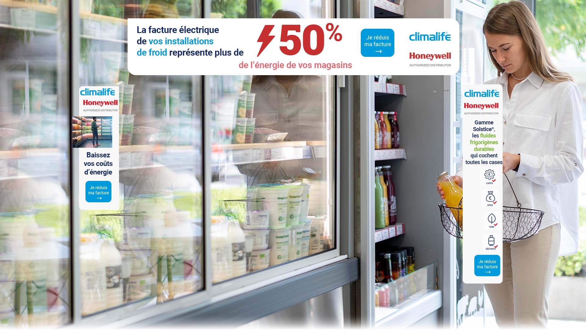 Habillage publicitaire Points de Vente 50% de part de voix
