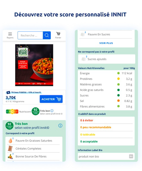 Carrefour lance le score nutritionnel personnalisé